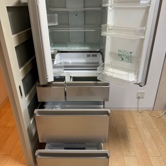 日本製　パナソニック　Panasonic 冷蔵庫　NR-SPF454X-N形の画像