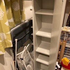 無料⭐︎姿見付き収納、ハンガーラックの画像