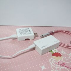 【小型スマホバッテリー】モバイルバッテリー＋コンセント＋充電ケーブル（iphone・Ｃ用）の画像