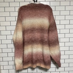 ❤️グラデーション ニットカ－ディガンの画像