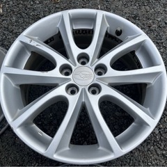アルミホイール4本 16インチ 6.5J 5H100 インセット+48 ENKEIエンケイ製 スバル純正の画像