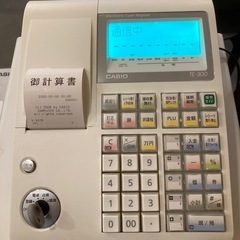 CASIO TE-300 レジスター【ジャンク品】の画像