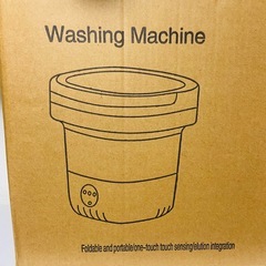 新品 折りたたみ小型洗濯機 12L 脱水機能付の画像