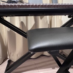 YAMAHA PSR-E383 電子キーボード一式（電源付・ほぼ新品）の画像