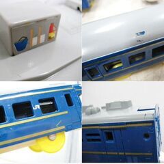 タカラトミー　トミカ　プラレール　セット　パーツ　車両　レール　ホビー　トミカタウン　セブンイレブン　ブルートレイン　730ZSの画像