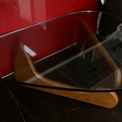 イサムノグチ リプロダクト　コーヒーテーブル ガラス ウォールナットの画像