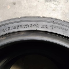 ヴァリノ ペルギア PERGEA 08R 245/45R17　2本 VALINO PERGEA 08R　TW200 2本　7分山　まだまだ使えます。の画像