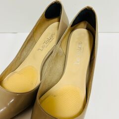 【LE TALON】ポインテッドパンプス ベ－ジュ 23.5cmの画像