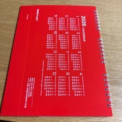 卓上カレンダー　2026の画像