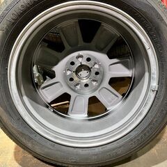 【バナナ苫小牧】 三菱デリカD5純正ホイール＆いぼ付 YOKOHAMA GEOLANDAR 225/55R18 ホイール付 2022年製 4本セットの画像
