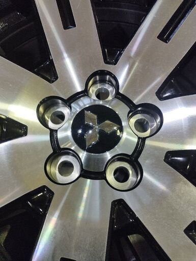 【バナナ苫小牧】 三菱デリカD5純正ホイール＆いぼ付 YOKOHAMA GEOLANDAR 225/55R18 ホイール付 2022年製 4本セット