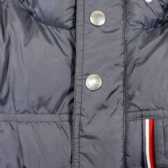【バナナ苫小牧】中古 MONCLER/モンクレール PREVOT GIUBBOTTO ダウン サイズ1 ネイビー ハンガー付き アウター ジャンパー♪の画像