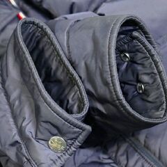 【バナナ苫小牧】中古 MONCLER/モンクレール PREVOT GIUBBOTTO ダウン サイズ1 ネイビー ハンガー付き アウター ジャンパー♪の画像