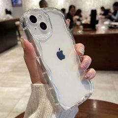 iPhoneケース　韓国　うねうね　ソフトケースの画像