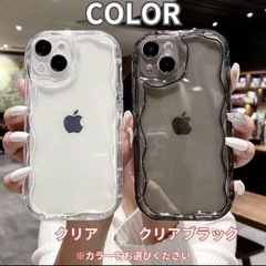 iPhoneケース　韓国　うねうね　ソフトケースの画像
