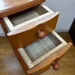 ●スリム収納棚●木目の画像