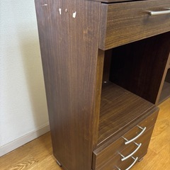 ●収納棚●木目濃茶の画像