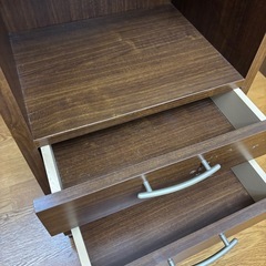 ●収納棚●木目濃茶の画像