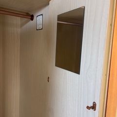 ●木製ワードローブ●衣類たんすの画像