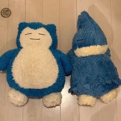 ☆新品☆ カビゴン&ゴンベ めちゃもふくっと くつろぎタイムぬいぐるみ    の画像