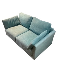 使用感あり　ソファ　2人掛け　布ソファ の画像