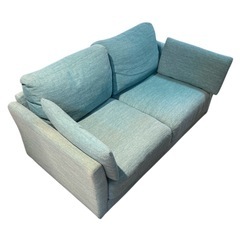 使用感あり　ソファ　2人掛け　布ソファ の画像