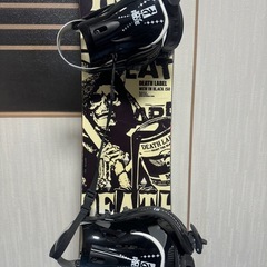 スノボ　板　ビンディング　セット　デスレーベルの画像