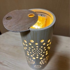 竹ライト　竹灯篭　竹細工の画像