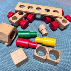 木の車★組み立て★トラックの画像