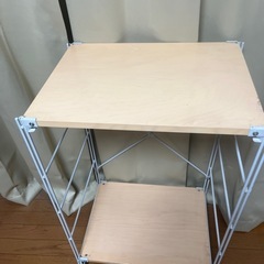 無印　スチールラックの画像