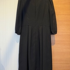 9号　卒入園、卒入学、ブラックワンピースの画像