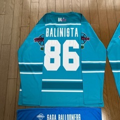 佐賀バルナーズ　ファンクラブ会員限定ホッケーシャツ、バスタオル各2枚
の画像