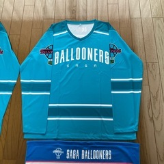 佐賀バルナーズ　ファンクラブ会員限定ホッケーシャツ、バスタオル各2枚
の画像