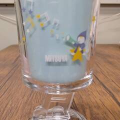三ツ矢サイダー 昭和レトロ ノベルティグラス 2個セットの画像