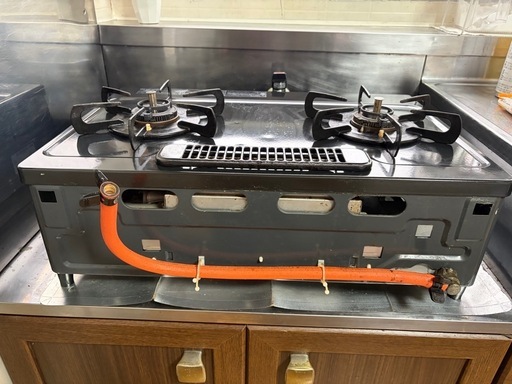 パロマ ガスコンロ 近場お運びします。中古美品 パロマ ガスコンロ (みみみ) 黒松の家電の中古あげます・譲ります