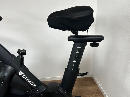 STEADY スピンバイク Pro【ハイエンドモデル/Zwift/アプリ連動/静音/組立簡単】