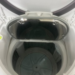 R11 東芝 全自動洗濯乾燥機 2022年製 ZABOON /8.0/4.5kg 温か抗菌メガシャワー洗浄 自動お掃除モード AW-8VM2の画像