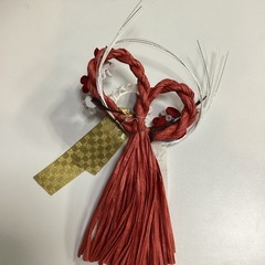 しめ飾り🩷ハンドメイドつまみ細工❣️の画像