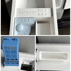 🔥🔥2024年美品SHARPシャープ🔥🔥 ES-S7J-WR　ドラム式洗濯機乾燥　7/3kg  配達まで　対応　配送無料の画像