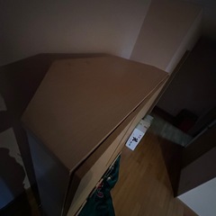 コーナー用テレビ台 ナチュラルの画像