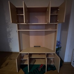 コーナー用テレビ台 ナチュラルの画像