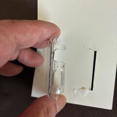 ELECOM Apple Watch Series 10 46mm マットガラスフルカバーケース Black 683 おまけ付きの画像