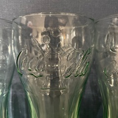 コカコーラガラスコップ4個セットの画像