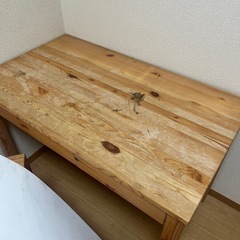 【無印良品】パイン材デスク・キャビネットセットの画像