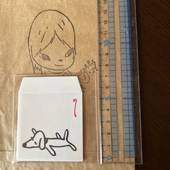 奈良美智ポチ袋の画像