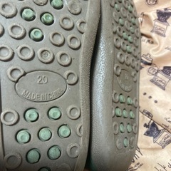 20cm 長靴　カーキ　男の子　傘　雨　小学生の画像