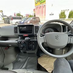 誰でも車が買える次世代低与信ローン専門店／ 安心の１年保証付き 距離無制限！中古車販売 カーメル福島本店 　令和７年 スズキ　エブリイ　ＰＡ　７㌔の画像