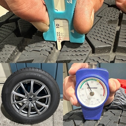 店頭にて売約済【美品】トーヨータイヤ 195/65R16 ライズ ロッキー スタッドレスホイールセット スタッドレス 履き替え作業サー
