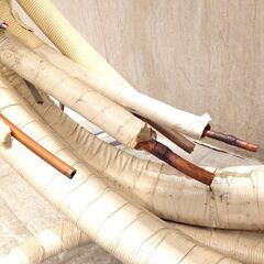 ●●226●銅管 約8ｍ×4本 約14kg / 配線 配管 チューブ コイル エアコン 被覆 / 現状品の画像