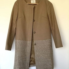 ツイードノーカラーコート　ユナイテッドアローズ　Sサイズの画像